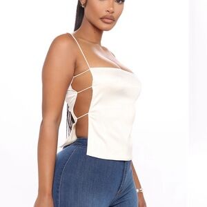 Love Of Mine Satin Cami - Ivory